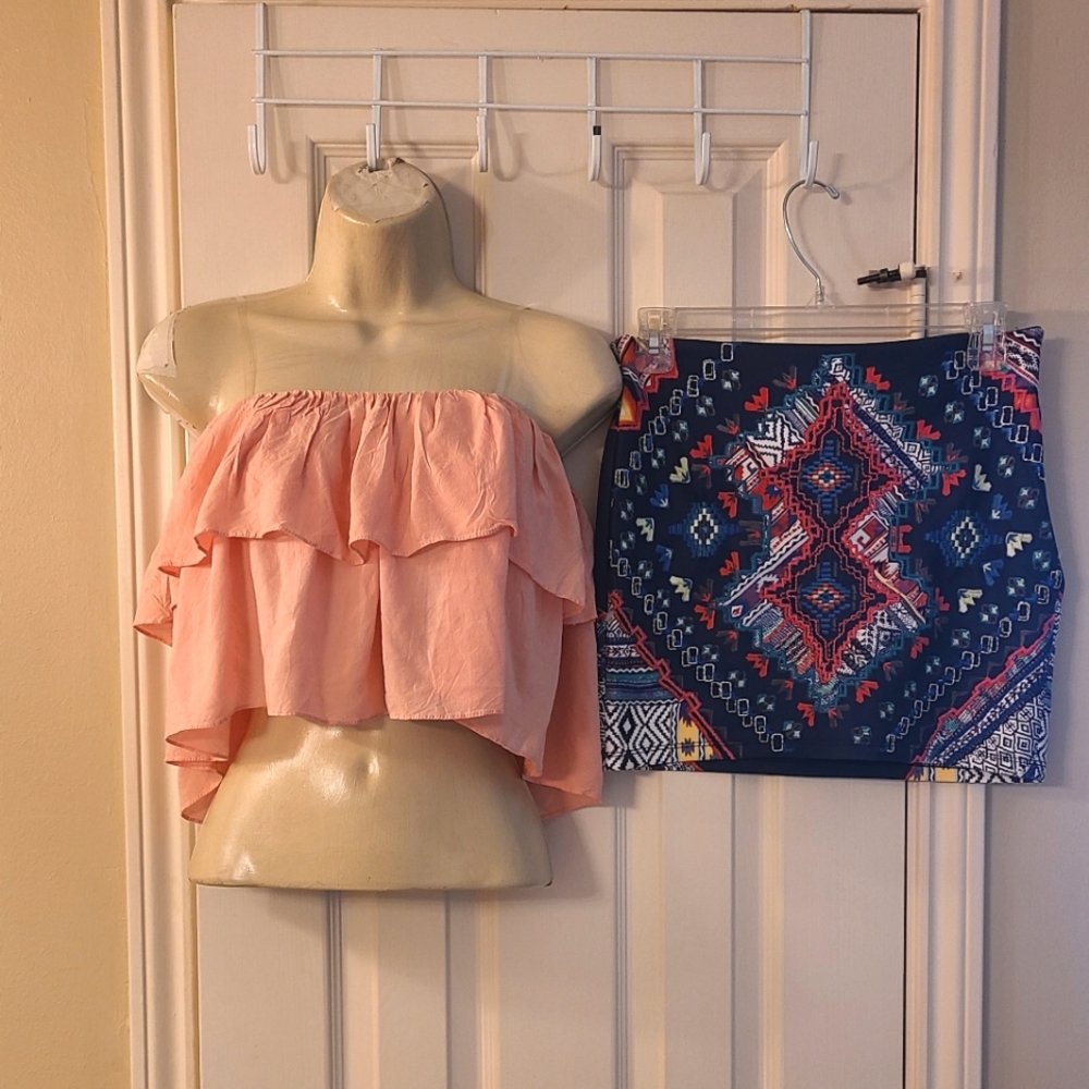 Bundle 2 Glam/Boho Crop Tops
